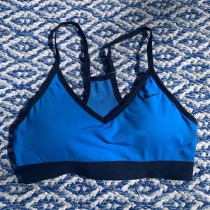 Blue Nike Sports Bra